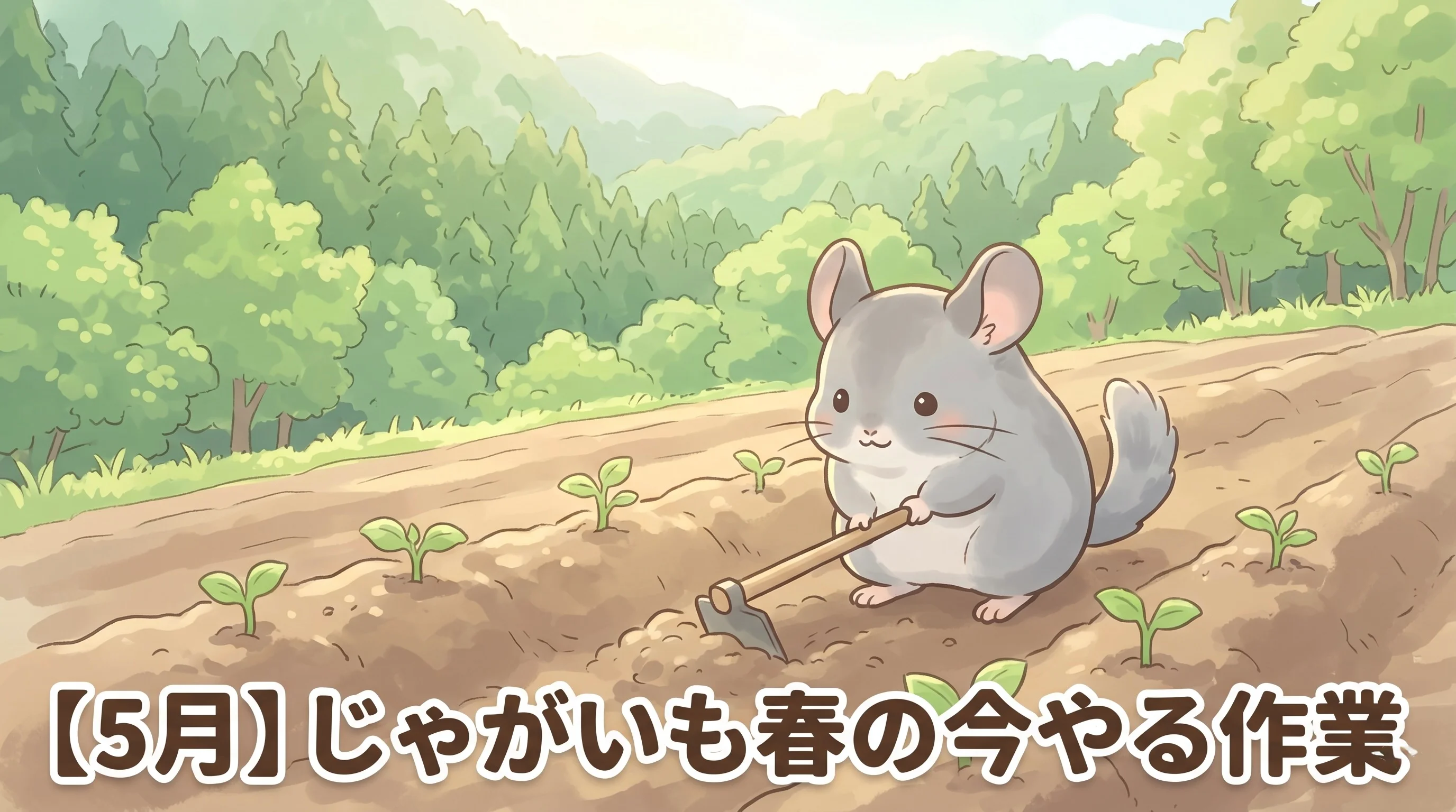 【5月】じゃがいも春植えの今やる作業｜芽かき・土寄せ・追肥で収量を伸ばす3ステップ